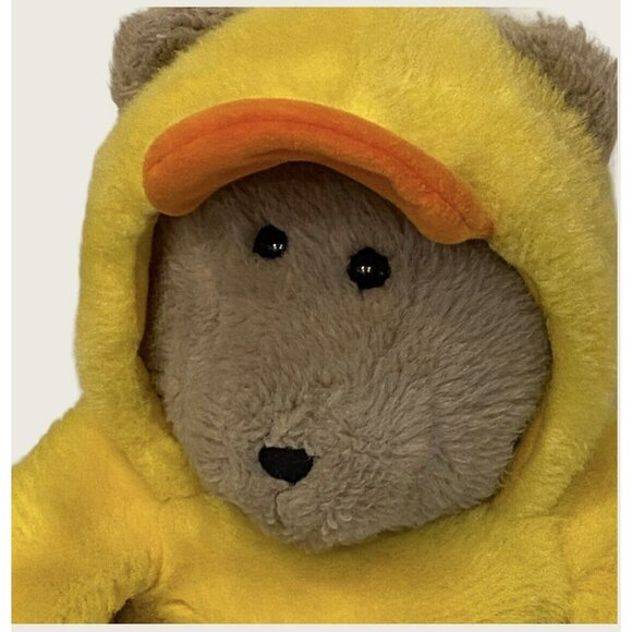 STARBUCKS Large 16” Easter Duck Teddy Bear Bearista 1999 Vintage 6th Edition - Picture 2 of 5